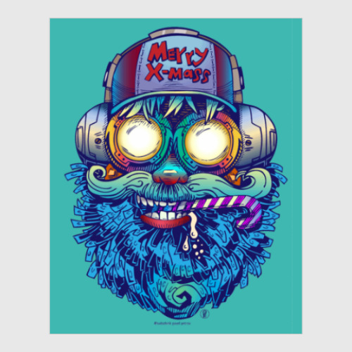 Постер с принтом Santa Claus. Дед мороз.