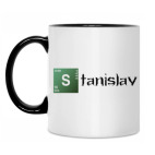 Кружка двухцветная