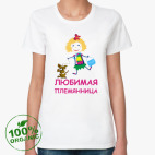 Женская футболка органик