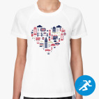 Женская спортивная футболка