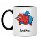 Кружка двухцветная