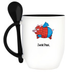 Кружка с ложкой