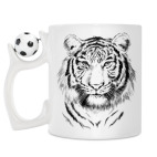 Кружка с футбольным мячиком