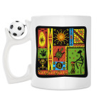 Кружка с футбольным мячиком