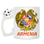 Кружка с футбольным мячиком