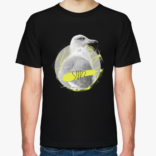 Футболка с принтом Чайка Стивен