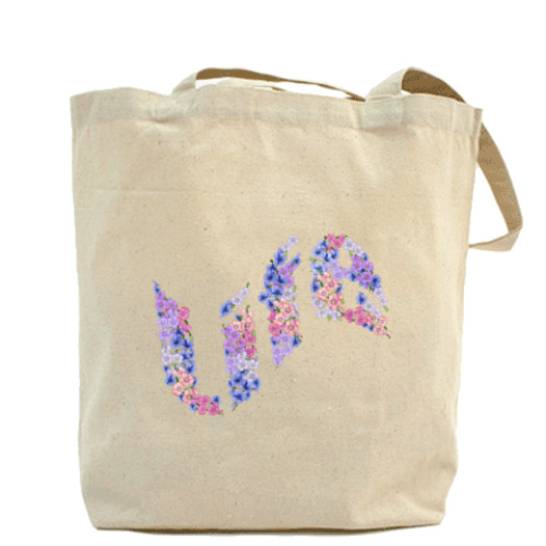 Сумка шоппер с принтом Жизнь