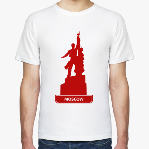 Футболка с принтом Москва
