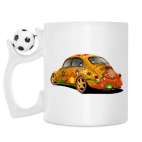 Кружка с футбольным мячиком