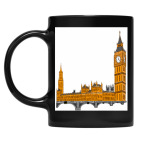 Кружка цветная UV-DTF