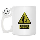 Кружка с футбольным мячиком