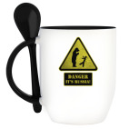 Кружка с ложкой