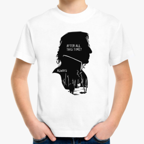 Детская футболка с принтом Алан Рикман