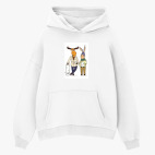 Толстовка худи оверсайз