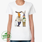 Женская футболка органик