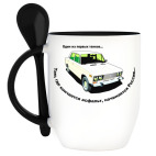 Кружка с ложкой