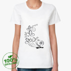 Женская футболка органик