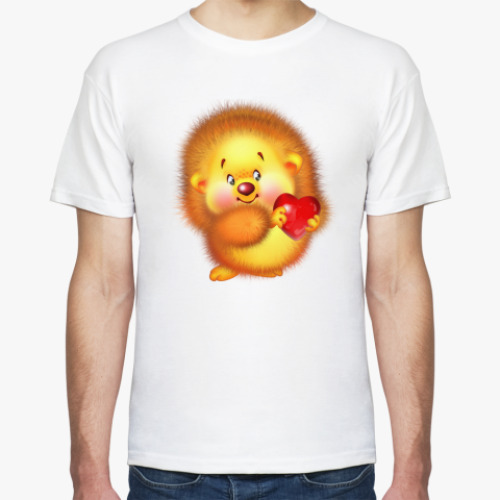 Футболка с принтом Любимый ежик