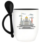 Кружка с ложкой