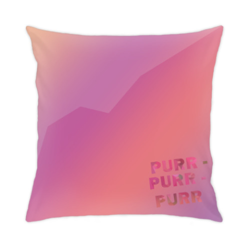 Подушка с принтом Кошка Фёкла