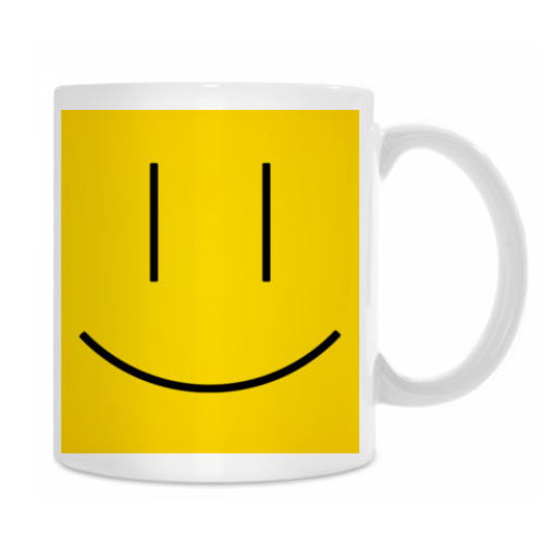 Кружка с принтом Смайл