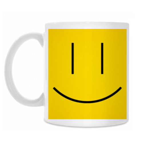 Кружка с принтом Смайл
