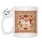 Кружка с футбольным мячиком