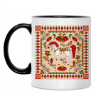 Кружка двухцветная