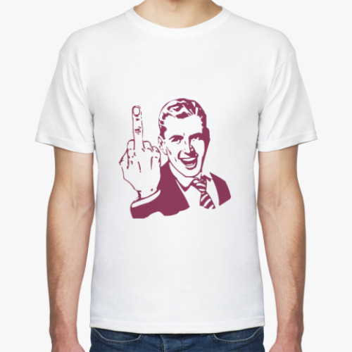 Футболка с принтом Fuck You