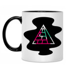 Кружка двухцветная