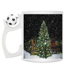 Кружка с футбольным мячиком