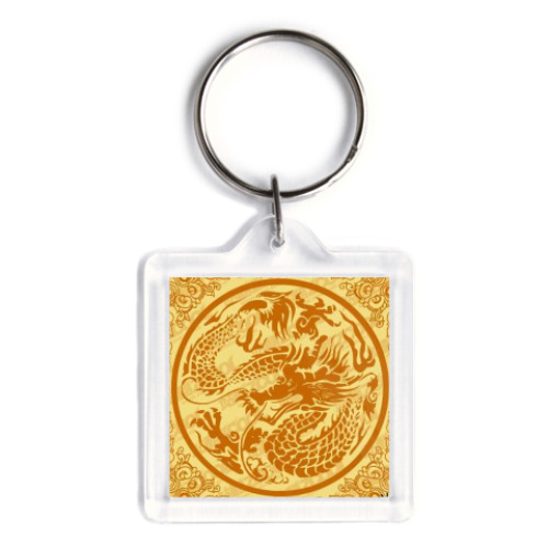 Брелок с принтом  Дракон