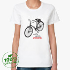 Женская футболка органик