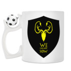 Кружка с футбольным мячиком