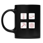 Кружка цветная UV-DTF