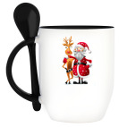 Кружка с ложкой