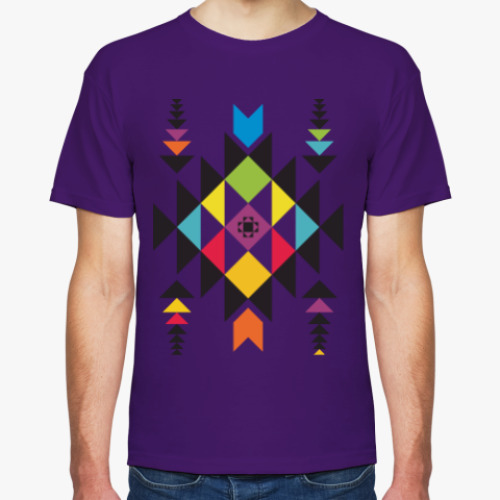 Футболка с принтом Indian ornament