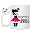 Кружка с футбольным мячиком