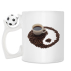 Кружка с футбольным мячиком
