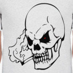 Череп с сигаретой