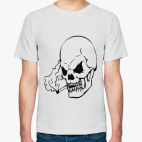 Череп с сигаретой