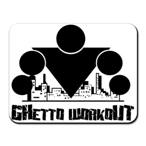 Коврик для мыши с принтом Ghetto Workout