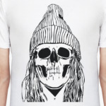 Женский череп в шапке