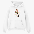 Толстовка худи оверсайз