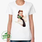 Женская футболка органик