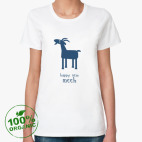 Женская футболка органик