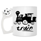 Кружка с футбольным мячиком