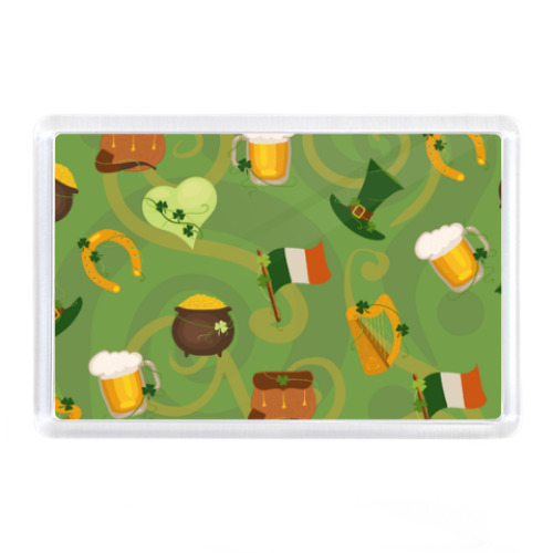 Магнит с принтом День св.Патрика