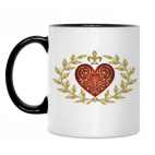 Кружка двухцветная