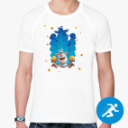 Мужская спортивная футболка